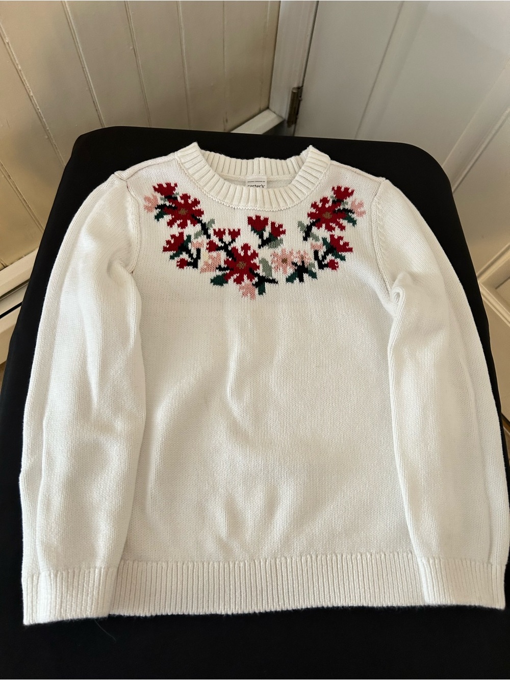 Carter’s Girls Holiday Cotton Pullover Sweater Size 6/6X EUC